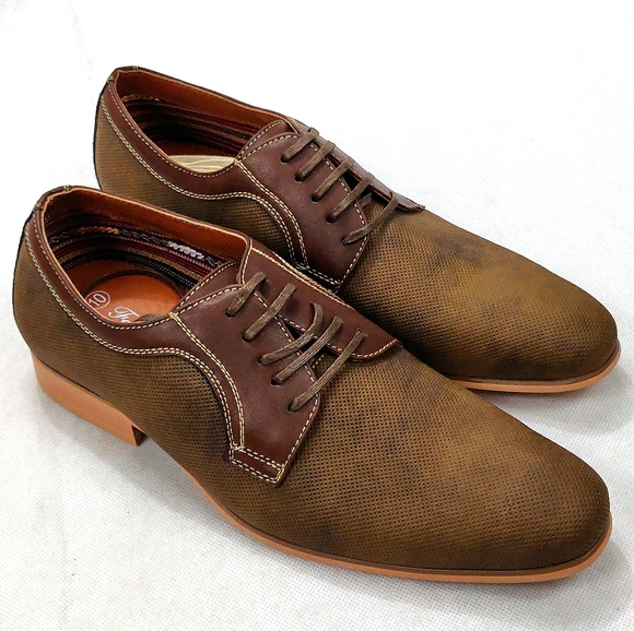 Ferro Aldo Shoes | Ferro Aldo Men's Shoes Dress Oxfords Size 10 | Color: Brown/Tan | Size: 10 | Usshopping's Closet